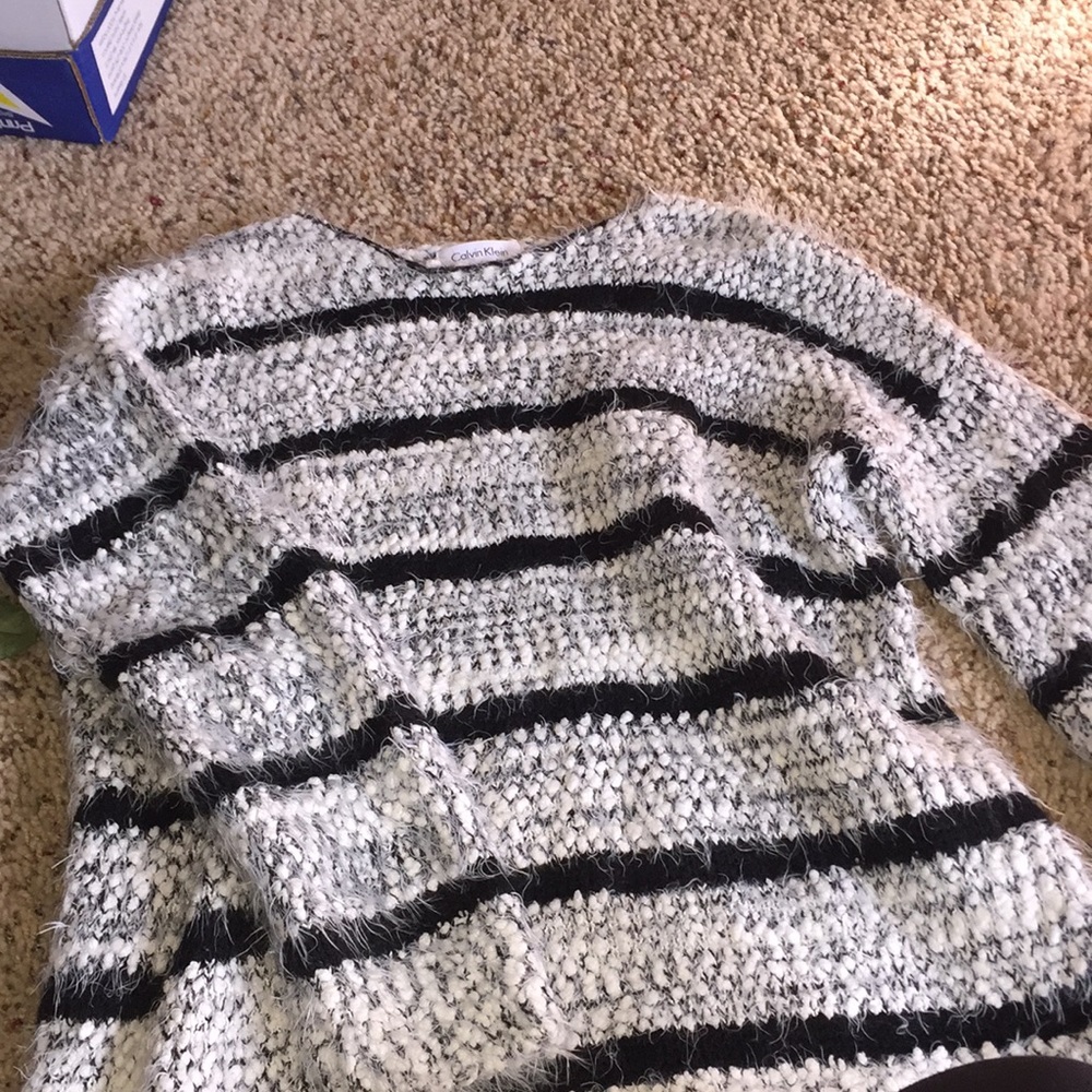 Fluffy Calivin Klein sweater